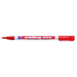 Edding 400 MARCATORE PERMANENTE PUNTA FINE TONDA ROSSO