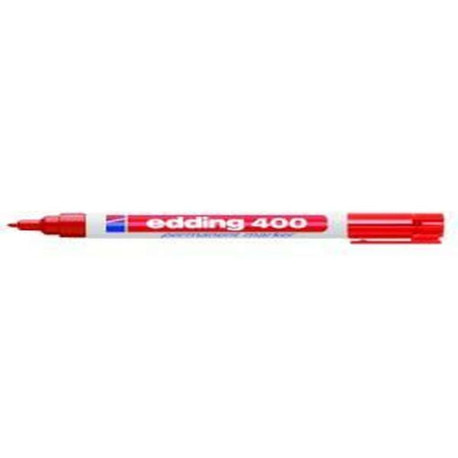 Edding 400 MARCATORE PERMANENTE PUNTA FINE TONDA ROSSO