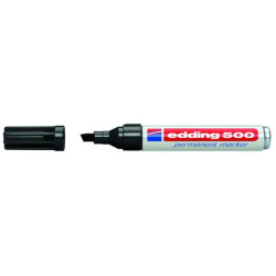 Edding 500 MARCATORE PERMANENTE NERO PUNTA A SCALPELLO
