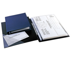 Raccoglitore Sanremo 2000 - A3 - 4 anelli a D 40 mm - dorso 5,5 cm - blu - Sei Rota