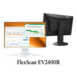 EIZO FlexScan EV2400R-WT, 60,5 cm (23.8"), 1920 x 1080 Pixel, Full HD, LCD, 5 ms, Bianco