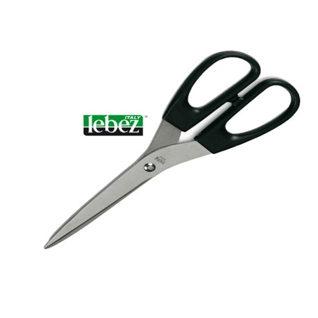 Forbice Professional - 17 cm - lama acciaio inox - nero/grigio - Lebez