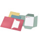 Cartellina 3 lembi - 200 gr - 25 x 33 cm - cartoncino manilla - verde - Cartotecnica del Garda - conf. 50 pezzi