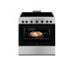 Electrolux cucina, libera installazione, ventilato, 4 fuochi