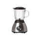 Frullatore Frullo Glass - con bicchiere in vetro - 600 W - nero/argento - Melchioni family