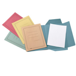 Cartellina 3 lembi con stampa - 200 gr - 25 x 33 cm - cartoncino manilla - azzurro - Cartotecnica del Garda - conf. 50 pezzi