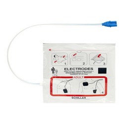Elettrodi Adulti Defibrillatore CARDIOVIT AR-101 Easy Piastre Adulto Dura 2 anni 2.230377