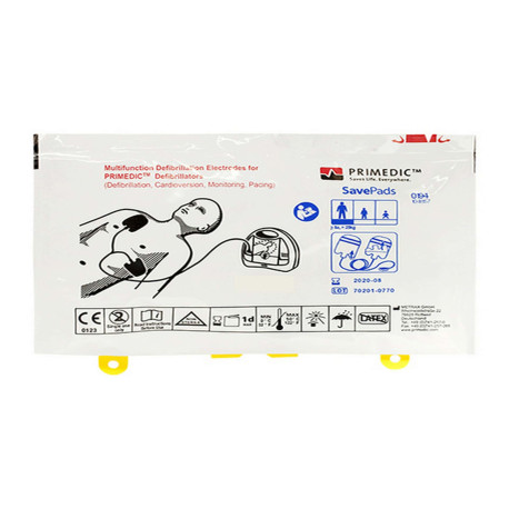 Elettrodi Adulti Defibrillatore Primedic Heartsave AED AS / M / PAD Piastre Adulto Dura 3 anni 96343