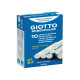 Gessetti Robercolor - lunghezza 80mm con diametro 10mm - bianco - Giotto - Scatola 10 gessetti tondi