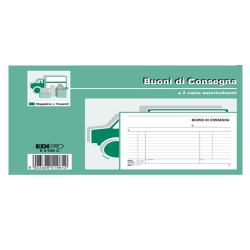 Blocco buoni di consegna - 50/50 fogli ricalcanti - 10x17cm - Edipro