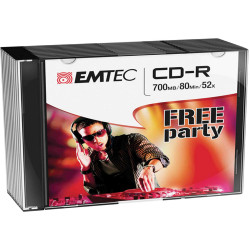 Emtec - CD-R - ECOC801052SL - 80min/700mb