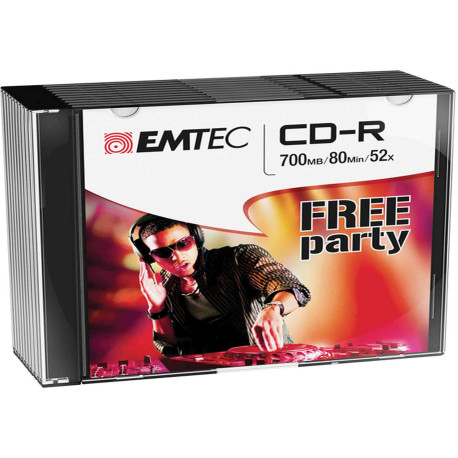 Emtec - CD-R - ECOC801052SL - 80min/700mb
