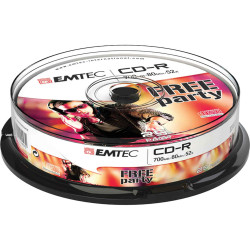 Emtec - CD-R - ECOC802552CB - 80min/700mb