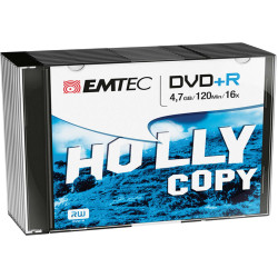Emtec - DVD+R - registrabile - ECOVPR471016SL - 4,7GB - conf. 10 pz