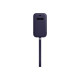 Apple - Copertura protettiva per cellulare - con MagSafe - pelle - viola scuro - per iPhone 12 mini