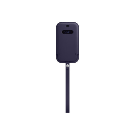 Apple - Copertura protettiva per cellulare - con MagSafe - pelle - viola scuro - per iPhone 12 mini