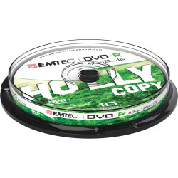Emtec - DVD-R - registrabile - ECOVR471016CB - 4,7GB - conf. 10 pz