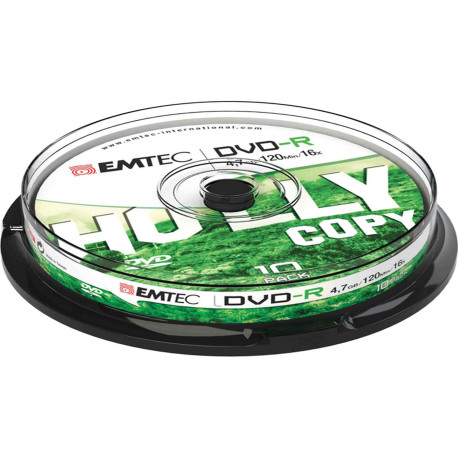 Emtec - DVD-R - registrabile - ECOVR471016CB - 4,7GB - conf. 10 pz