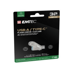 Emtec - Memoria Dual USB3.2 to Type-C - 32GB - ECMMD32GD283