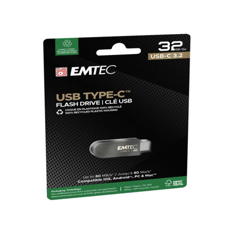 Emtec - Memoria Type C - C280 - 32GB - ECMMD32GC283