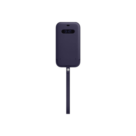Apple - Copertura protettiva per cellulare - con MagSafe - pelle - viola scuro - per iPhone 12 Pro Max