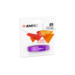 Emtec - Memoria Usb 2.0 - viola - ECMMD8GC410 - 8GB