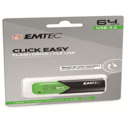 Emtec - Memoria USB B110 USB 3.2 Click&Easy - verde - ECMMD64GB113 - 64 GB
