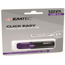 Emtec - Memoria USB B110 USB 3.2 Click&Easy - viola - ECMMD128GB113 - 128 GB