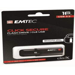 Emtec - Memoria USB B120 Click&Secure - ECMMD16GB123 - 16 GB