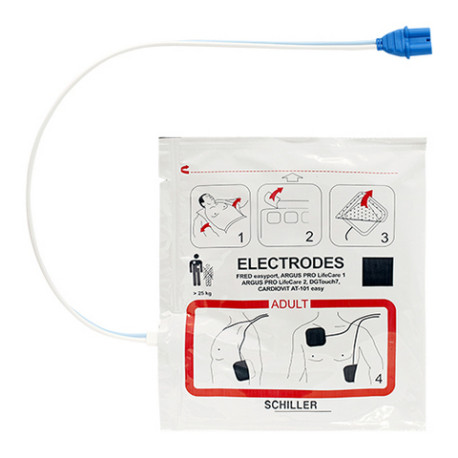 Elettrodi Adulti Defibrillatore Defigard Touch 7 Piastre Adulto Dura 2 anni 2.230377