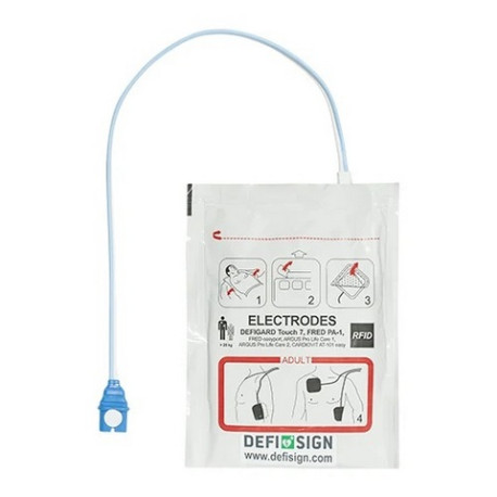 Elettrodi Adulti Defibrillatore DefiSign Life AED / Touch 7 Piastre Adulto Dura 3 anni DS-0-21-0040