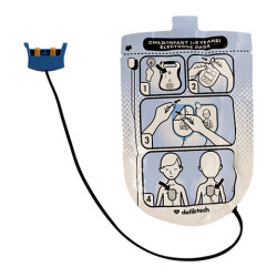Elettrodi Pediatrici Defibrillatore Defibtech Lifeline AED / AUTO Piastre Bambino 2 anni DDP-200P