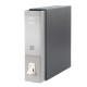 Registratore Dox 1 - dorso 8 cm - commerciale 23 x 29,7 cm - grigio chiaro - Esselte Dox