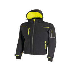 Giacca da lavoro Space - taglia XL - nero/giallo - U-Power