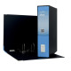 Registratore Dox 2 - dorso 8 cm - protocollo 23 x 34 cm - azzurro - Esselte Dox