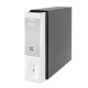 Registratore Dox 2 - dorso 8 cm - protocollo 23 x 34 cm - bianco - Esselte Dox