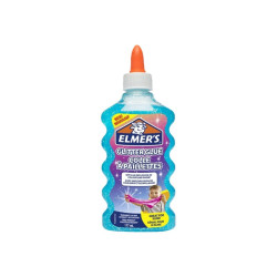 Elmer's - Colla glitterata - 177 ml - blu - non permanente