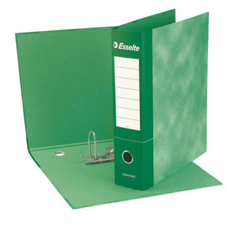 Registratore Essentials G72 - dorso 5 cm - commerciale 23 x 30 cm - verde - Esselte