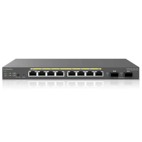 Engenius EWS2910P-FIT - Switch 8-port GbE PoE.afat(+) 55W, 2xSFP Desktop wall-mountable