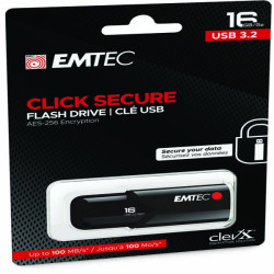 Emtec - Memoria USB B120 ClickSecure - ECMMD16GB123 - 16 GB