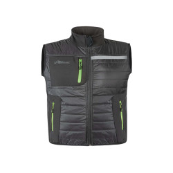 Gilet Wall - taglia XXL - PL - grigio/verde - U-Power