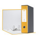 Registratore Eurofile G55 - dorso 8 cm - protocollo 23 x 33 cm - giallo - Esselte