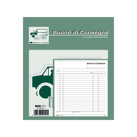 Blocco buoni di consegna - 50/50 fogli ricalcanti - 23 x 15cm - Edipro