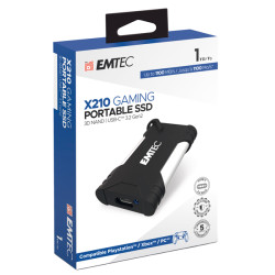 Emtec - SSD Portatile Gaming 3.2Gen2 X210 - 1TB - ECSSD1TX210G