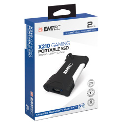 Emtec - SSD Portatile Gaming 3.2Gen2 X210 - 2TB - ECSSD2TX210G