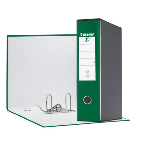 Registratore Eurofile G55 - dorso 8 cm - protocollo 23 x 33 cm - verde - Esselte