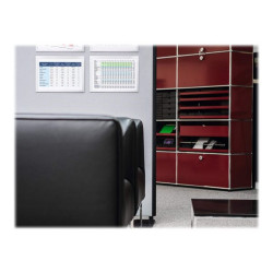 DURABLE DURAFRAME Grip - Portadocumenti - montato su superficie - per A4 - metallizzato argento