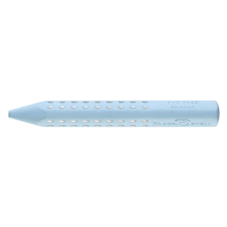 Gomma a forma di matita Grip 2001 - 90 x15 x15 mm - blue - Faber-Castell