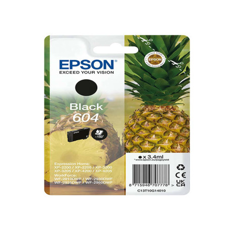 Epson - Cartuccia - Nero - 604 - C13T10G14010 - 3,4 ml