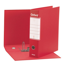 Registratore Oxford G83 - dorso 8 cm - commerciale 23 x 30 cm - rosso - Esselte